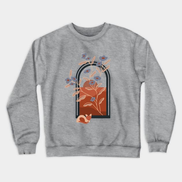 Garden Window Crewneck Sweatshirt by Off The Hook Studio